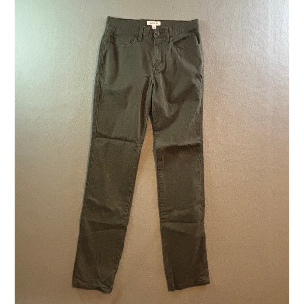 Goodthreads Corduroy Pants Mens 29x34 Straight Leg Olive Green Casual Workwear
